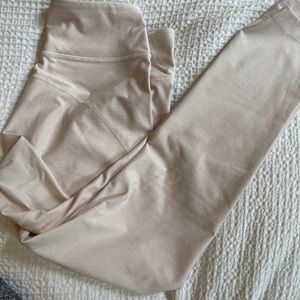 Outdoor Voices leggings- blush color